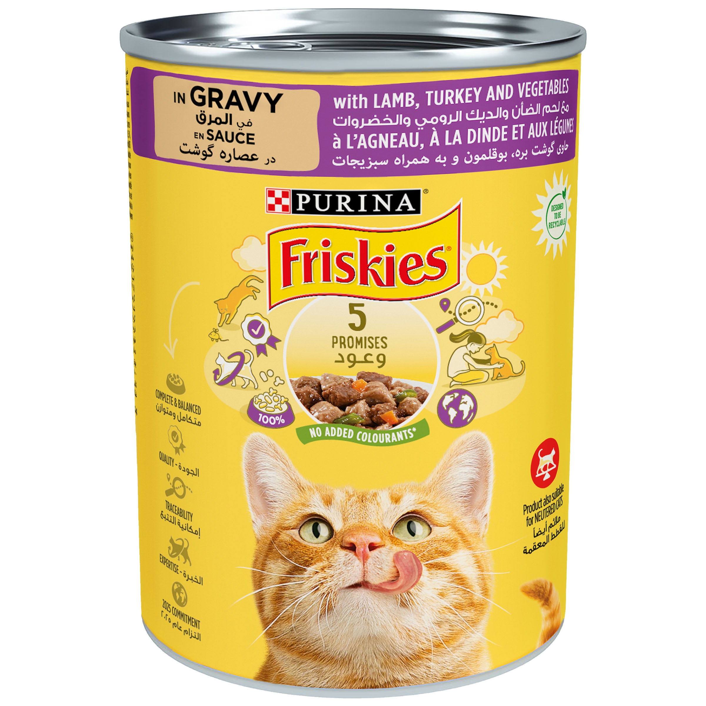 Friskies cat shop food with cheese